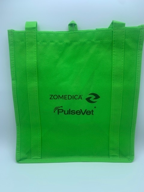 Non Woven Lime Green Shopper